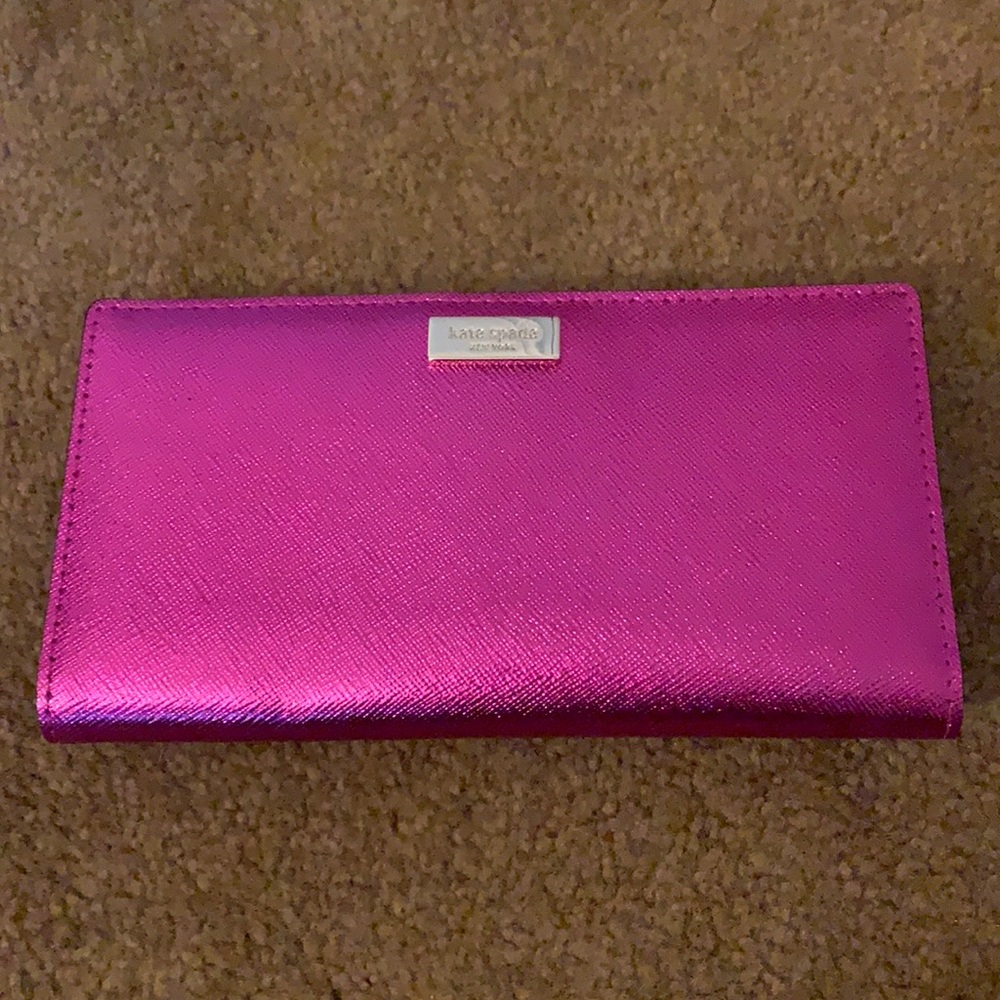 Kate Spade Laurel Way Stacy wallet. Hot pink!